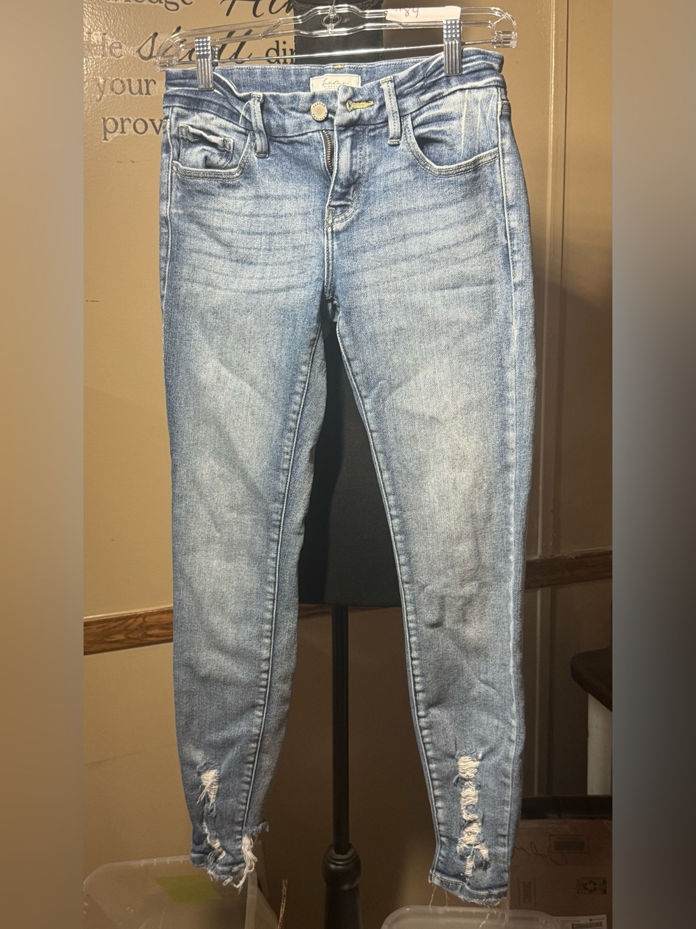 KanCan Light Blue Distressed Skinny Jeans